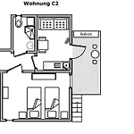 Am Apfelgarten-3 Mit Pkw-parkplatz, Christianiweg 公寓
